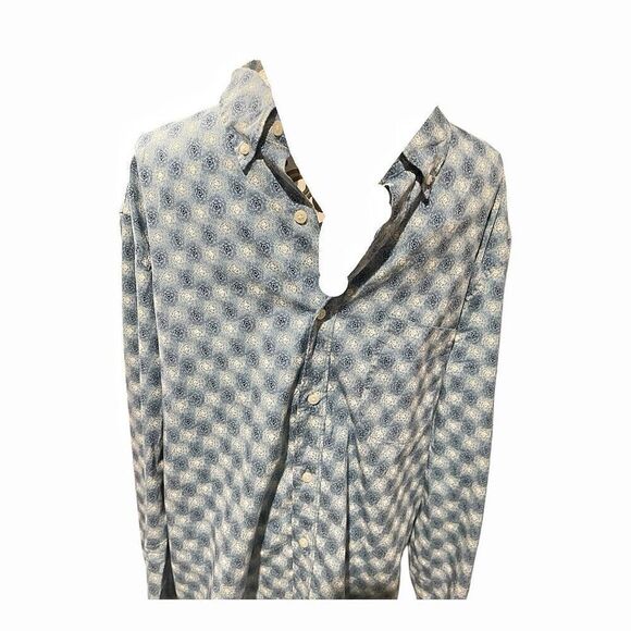 J. Crew Men’s Blue Cotton Long Sleeve Button Down Casual Shirt Size XL - Picture 2 of 6